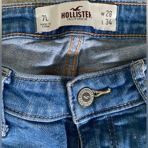 Hollister Denim Jeans Size 7L  28w 34l